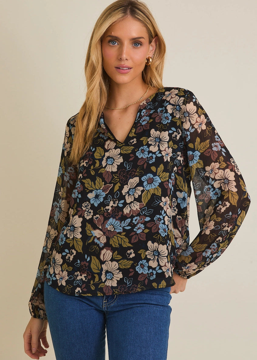 Lianna Floral Top