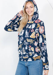 Cat Pullover Hoodie