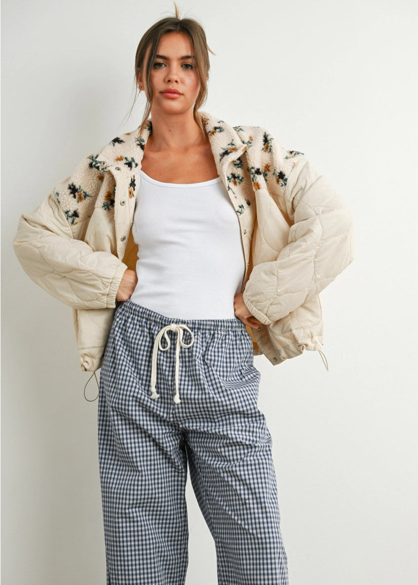 Floral Puffer Jacket