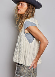 Cable Knit Vest