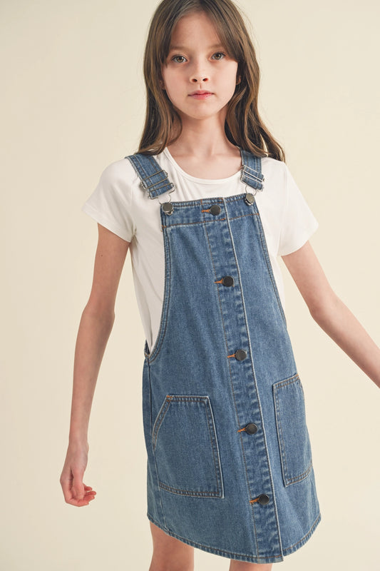 Dani Denim Dress-Tween