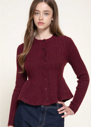 Piper Peplum Cardigan