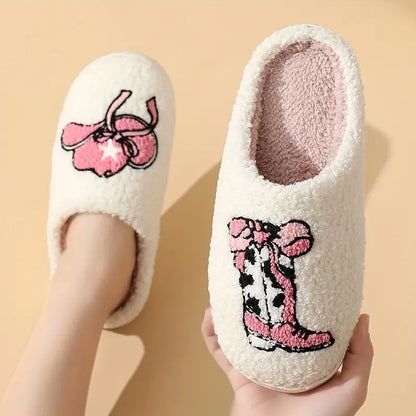 Cartoon Boots Hat Slippers