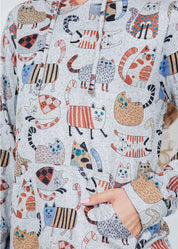 Comic Cat Hoodie