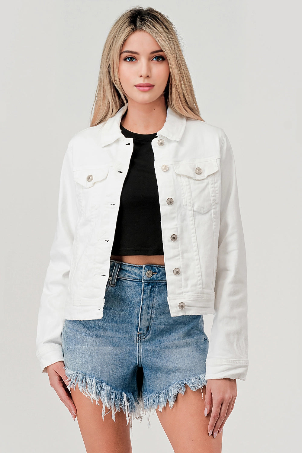 White Denim Jacket