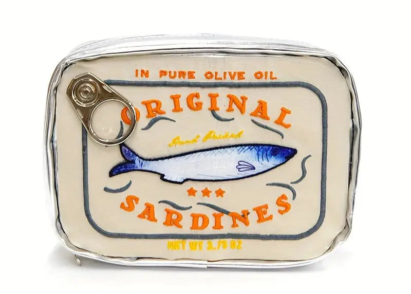 Sardines Cosmetic Bag