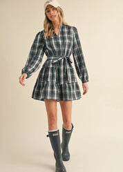 Piper Plaid Mini Dress