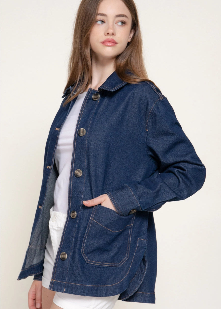 Daisy Denim Shacket