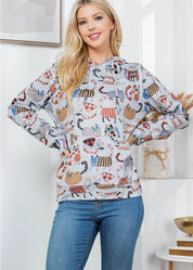 Comic Cat Hoodie