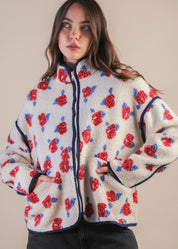 Fae Floral Fleece Jacket