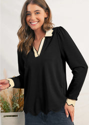 Scallop Trim Top