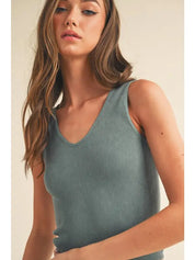 Stonewashed Tank Top