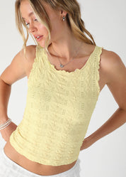 Floral Edge Cami Top