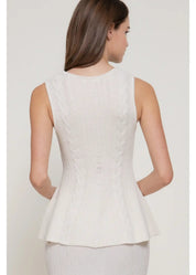 Penny Peplum Top