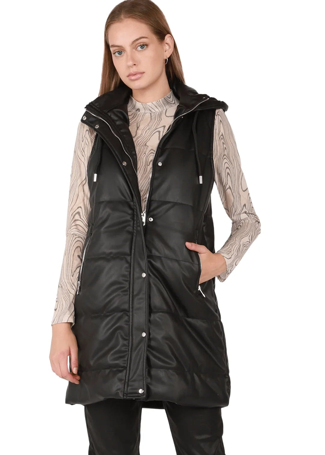 Hooded Puffer Vest