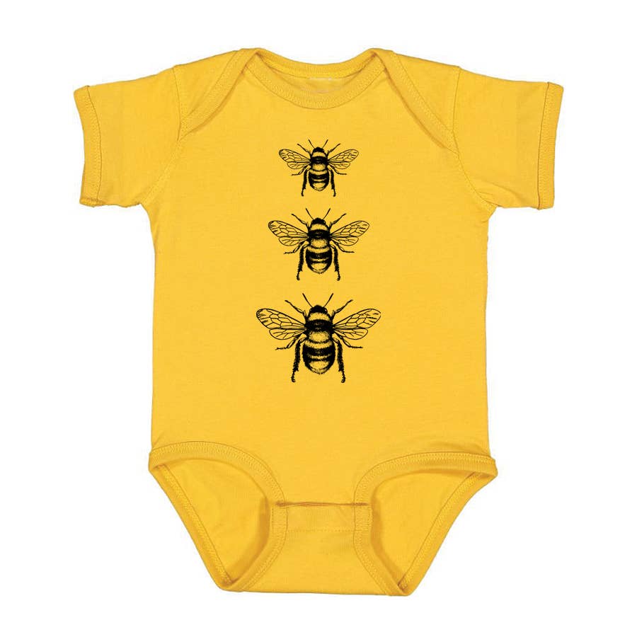 Honey Bee Baby Onesie