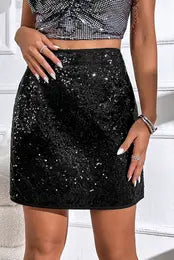 Glitter Sequin Skirt